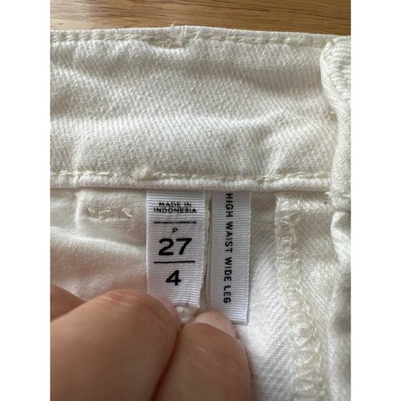 Ann Taylor Loft High Waist Wide Leg in Color Popcorn, NWOT 27P/ 4 - Picture 4 of 4